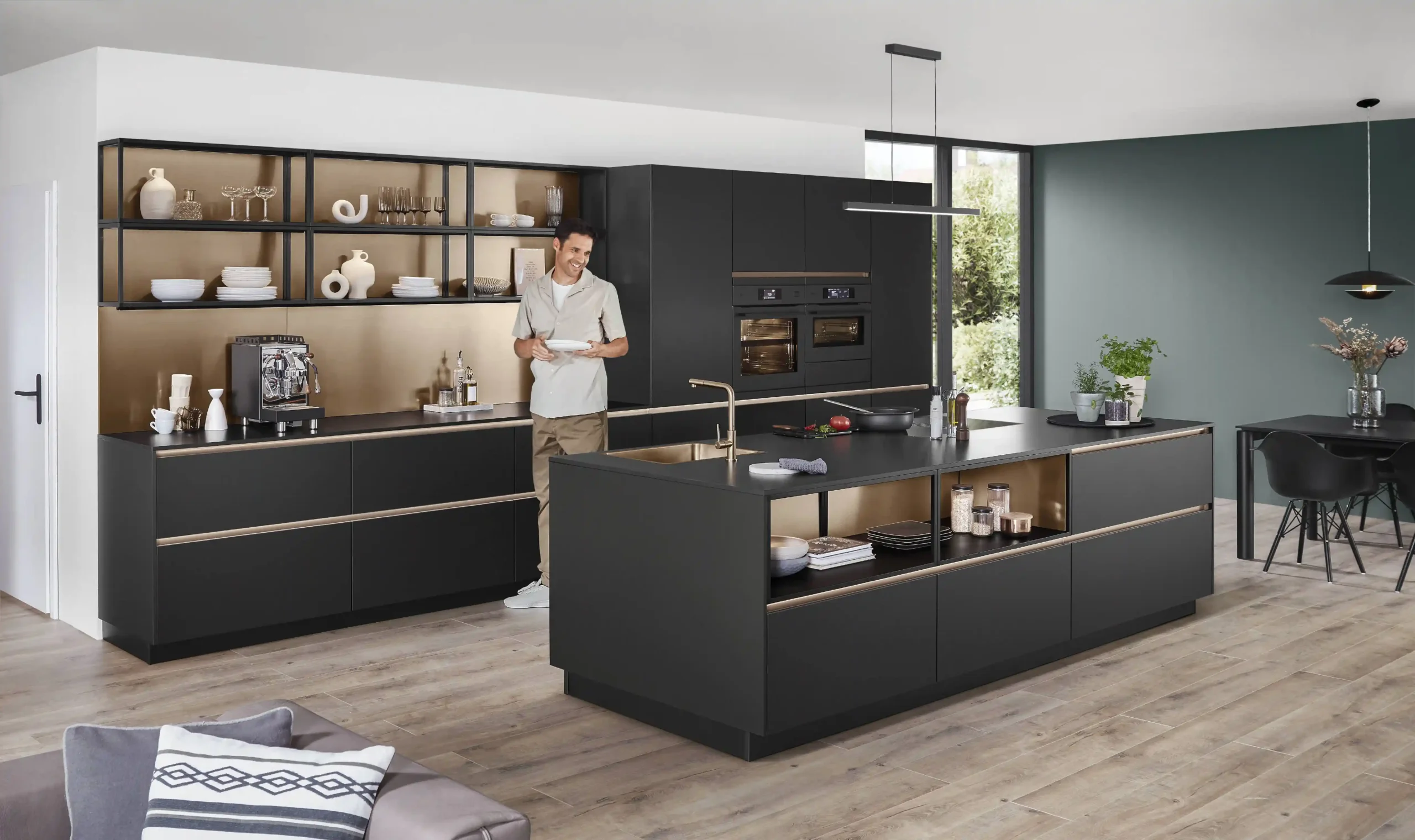 Moderne keuken zwart